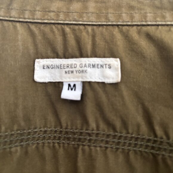 Engineered Garments Olive Green Button-up Work Shirt - Medium mi USA - Picture 8 of 12